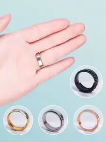 4 cái/bộ Vòng Điều Chỉnh Vòng Nhựa, Bộ Điều Chỉnh Vòng Đồng Màu Hiện Đại Cho Gia Đình - Nhiều màu - Xem 5