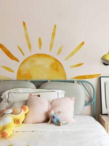 1 set de calcomanías decorativas de pared para el cuarto de sol, calcomanías, vinilo decorativo para decoración del hogar, artículos de decoración primaveral para refrescar tu hogar, calcomanías de decoración de ramas