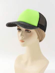 1入組女士雙色復古網眼棒球帽 - 彩色 - 查看 4