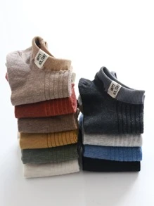 10 pares calcetines tobilleros de canalé - Multicolor - Ver 2