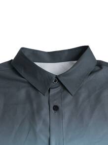 Manfinity RSRT Men Ombre Shirt & Drawstring Waist Shorts Without Tee - Multicolor - View 6