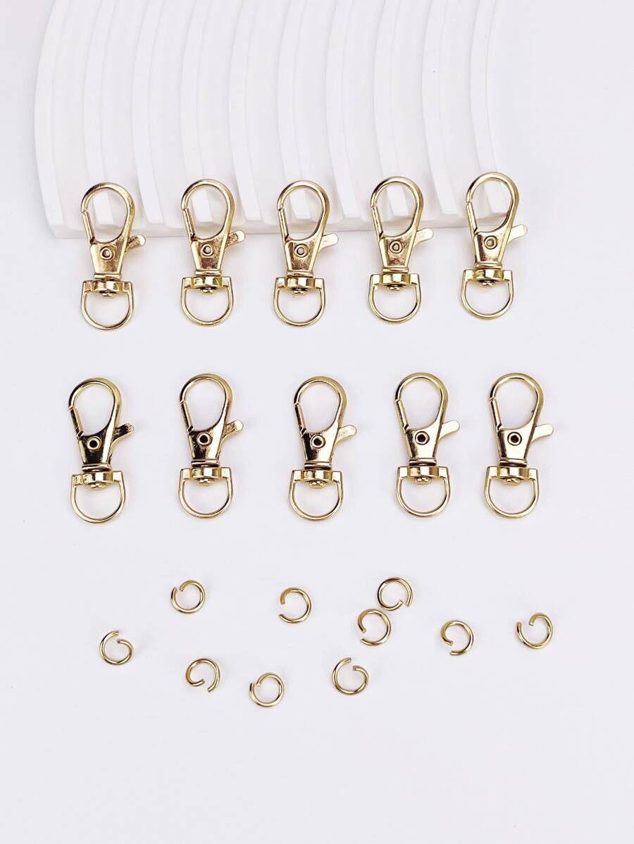 10pcs Bag Trigger Solid Colour For Bag DIY - Gold - View 1