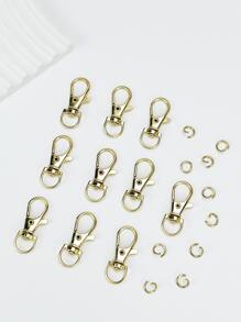 10pcs Bag Trigger Solid Colour For Bag DIY - Gold - View 2
