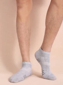 5雙男士條紋圖案短襪