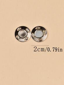 3套DIY按扣 - 銀色 - 查看 2