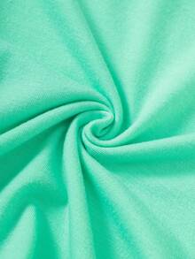 Toddler Girls Eyelet Embroidery Puff Sleeve Tee - Green - View 3