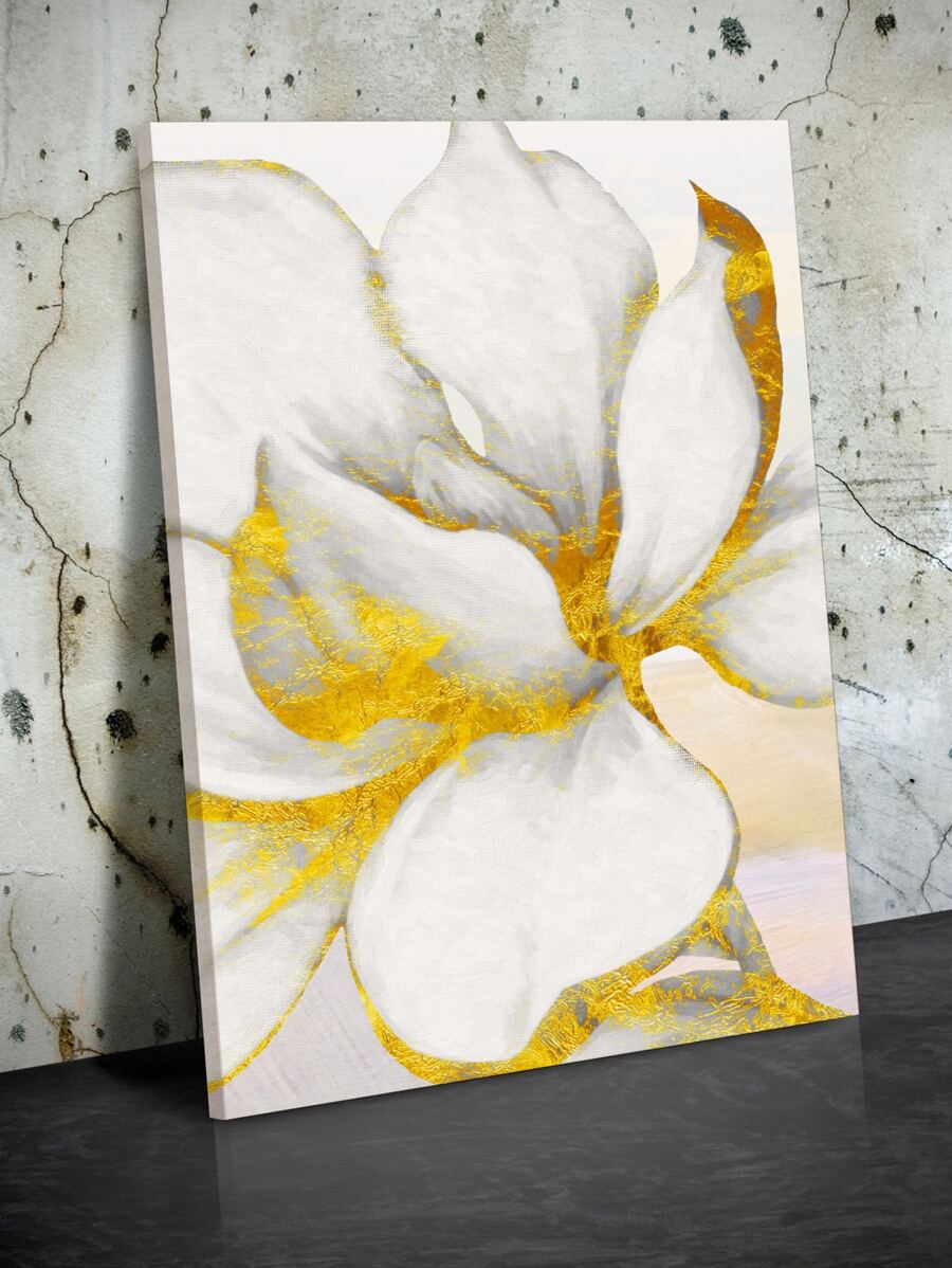 1 Sợi Hóa Học Đóng Khung Tranh Hiện Đại Họa Tiết Hoa Treo Tường Tranh Nghệ Thuật Cho Trang Trí Tường Nhà - Nhiều màu - Xem 1