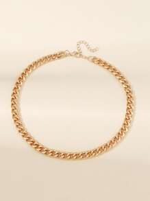 1 vòng cổ hợp kim quyến rũ cho phụ nữ cho cuộc sống hàng ngày - Hoa hồng vàng - Xem 1