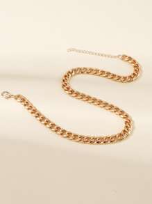 1 vòng cổ hợp kim quyến rũ cho phụ nữ cho cuộc sống hàng ngày - Hoa hồng vàng - Xem 6