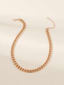 1 vòng cổ hợp kim quyến rũ cho phụ nữ cho cuộc sống hàng ngày - Hoa hồng vàng - Xem 5