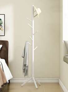 1pc Wood Hanger, Japanese Style Clothes Hanger For Home - Brown - View 3