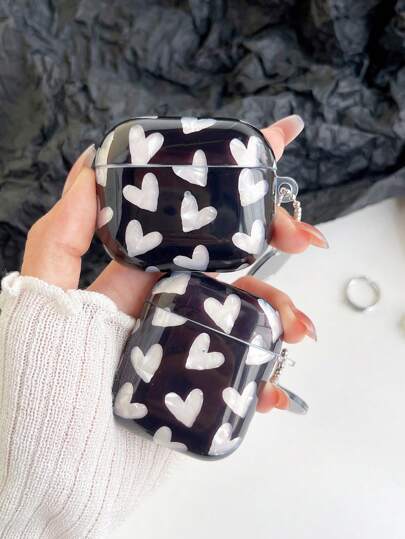 Heart Pattern Case Compatible With AirPods