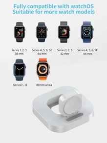 Apple Watch Wireless Charger, Compatible With Apple Watch Series - White - View 4