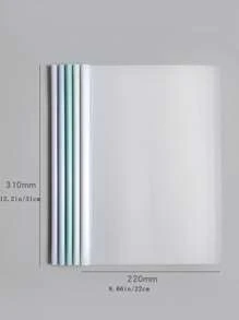 10pcs Random A4 Folder - Multicolor - View 2