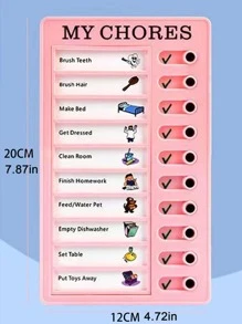 1pc DIY Schedule Pad - Pink - View 5