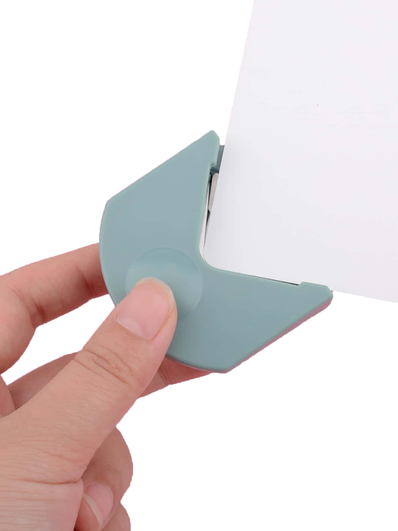 1pc Solid Corner Rounder - Green - View 1