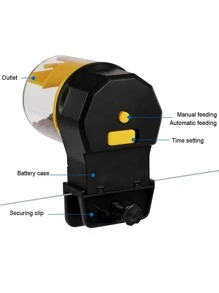 Bộ nạp cá tự động 1pc với bộ hẹn giờ có thể điều chỉnh - Nhiều màu - Xem 4
