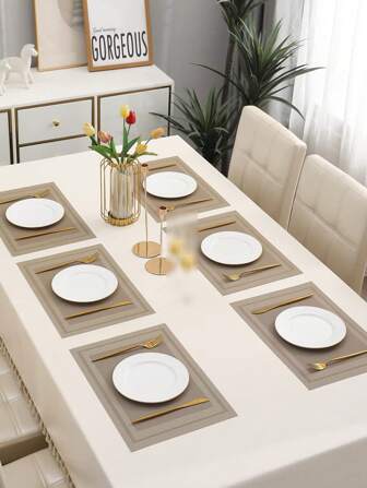 1入組PVC餐墊,現代防滑桌墊