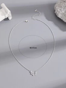 Vòng cổ trang trí 12 chòm sao đính đá Cubic Zirconia - Bạc - Xem 6