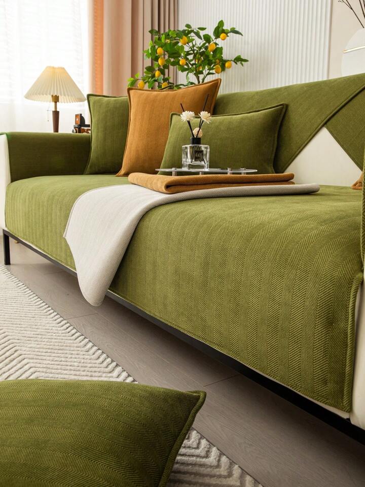 Olive Green Sofa Throws Baci Living Room