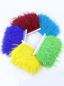 1片羽毛形狀diy布料,8-10cm寬,香檳色,適用於縫紉項目 - 香檳色 - 查看 4