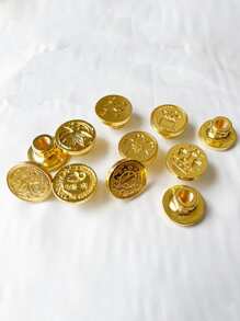 1 pieza Sello de cera patrón de árbol - Dorado - Ver 7