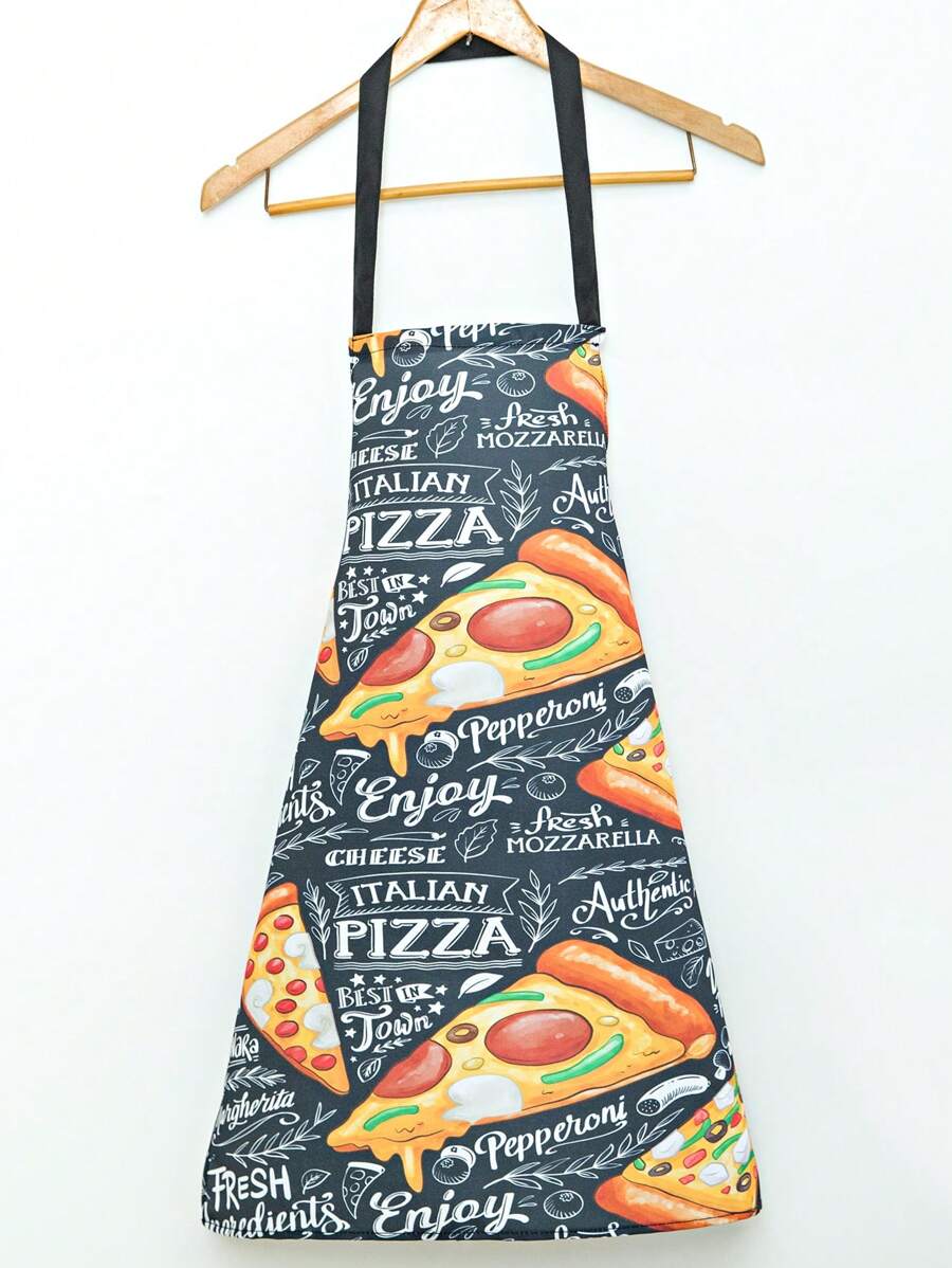 1 Bánh Pizza Hoa Văn Tạp Dề Nấu Ăn Nhà Bếp, Hiện Đại Chống Dầu Và Chống Nước Tạp Dề Cho Sân Vườn, Nhà Bếp Và Việc Nhà - Nhiều màu - Xem 1