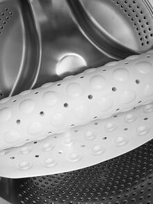 1pc PVC Shower Stall Mat, Minimalist Plain Anti-slip Shower Stall Mat For Bathroom - White - View 3