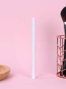 1pc Double-headed Eyelash Brush - White - View 2