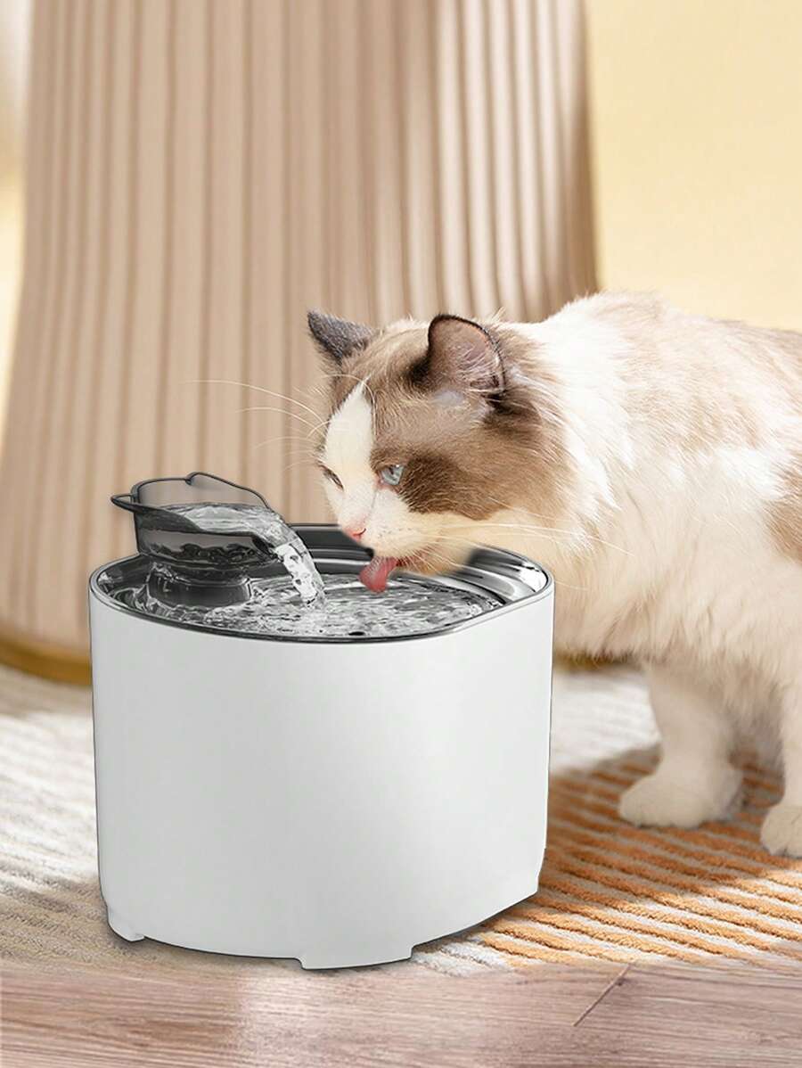 2.2L/74.5OZ/0.58 Gallon Automatic Pet Drinking Fountain With Owl Design, Ultra Quiet Water Pump, Suitable For Medium/Small Cats & Dogs, Replaceable Water Pump Available