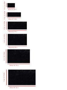 1pc Long Plush Living Room Carpet Soft Fluffy Bedroom Area Rug, Non-slip Carpet, Home Decoration, Suitable For Living Room And Bedroom - Black - View 3