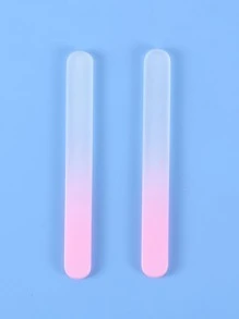 2入組漸層指甲銼 - 粉色 - 查看 1
