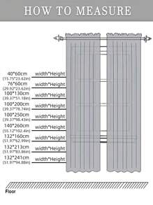 Solid Color Single Panel Curtain, Minimalist Polyester Single Panel Blackout Curtain For Bedroom And Living Room - Beige - View 2