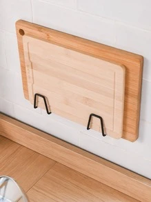 1入組不銹鋼廚房收納架,現代免打孔壁掛式儲物架