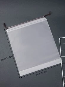 3/5/8 chiếc Túi đựng giày du lịch thời trang đơn giản trong suốt, Bộ túi đựng giày có dây rút đựng giày, giày thể thao, giày tập thể dục, dép lê, giày chạy bộ Túi đựng giày, hộp đựng giày, phụ kiện đựng giày khi đi du lịch, kỳ nghỉ, du ngoạn, kỳ nghỉ hè, túi du lịch, đồ dùng du lịch thiết yếu cho ký túc xá đại học, trường học tại nhà - Nhiều màu - Xem 5