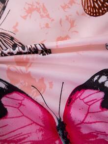 3pcs/set Butterfly Pattern Duvet Cover Set Without Filler, Modern Fabric Bedding Set For Home - Multicolor - View 6