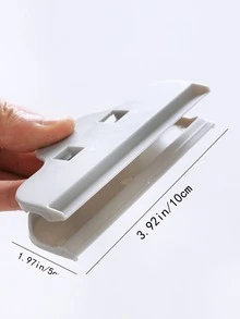 1pc ABS Bag Clip, Modern Plain Design Food Sealing Clip For Home - Multicolor - View 2