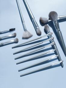 14件套化妆刷套装，化妆刷套装，化妆刷包，化妆刷套装，全套化妆刷，化妆刷套装，全套化妆工具，刷子套装，化妆刷套装，化妆礼盒套装 - 灰色 - 查看 5