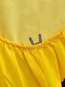 1入組眼睛和星形圖案可水洗床笠臥室柔軟織物床笠四季皆宜 - 彩色 - 查看 4