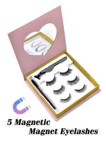 Homaylash 3對貓眼假睫毛帶刷和鑷子 - 黑色 - 查看 1