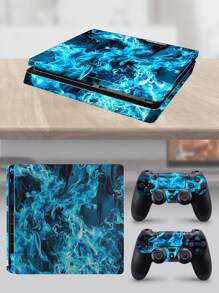 3張圖案貼紙適用於PS4 - 彩色 - 查看 2