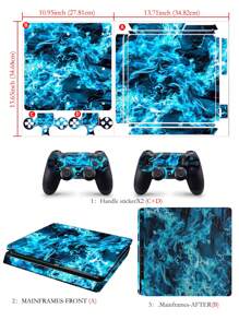 3張圖案貼紙適用於PS4 - 彩色 - 查看 6