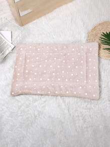 1pc Star Print Pet Blanket - Beige - View 1