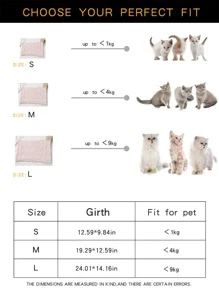 1pc Star Print Pet Blanket - Beige - View 3