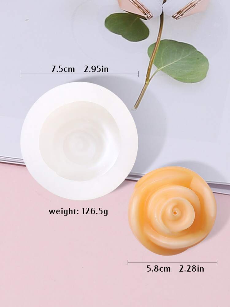 1pc Silicone Mold, Creative Flower Shaped DIY Silicone Mold For Crafts