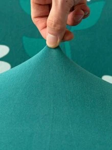 1入組套花卉圖案彈力沙發套現代滌綸沙發套適合家用 - 墨綠色 - 查看 4