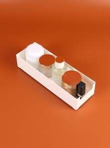 1 PC Nhựa Để Bàn Trang Điểm Giá Đỡ Tối Giản Đa Năng Trang Điểm Hộp Bảo Quản Đồ Trang Điểm Bảo Quản Nhà - trắng - Xem 7