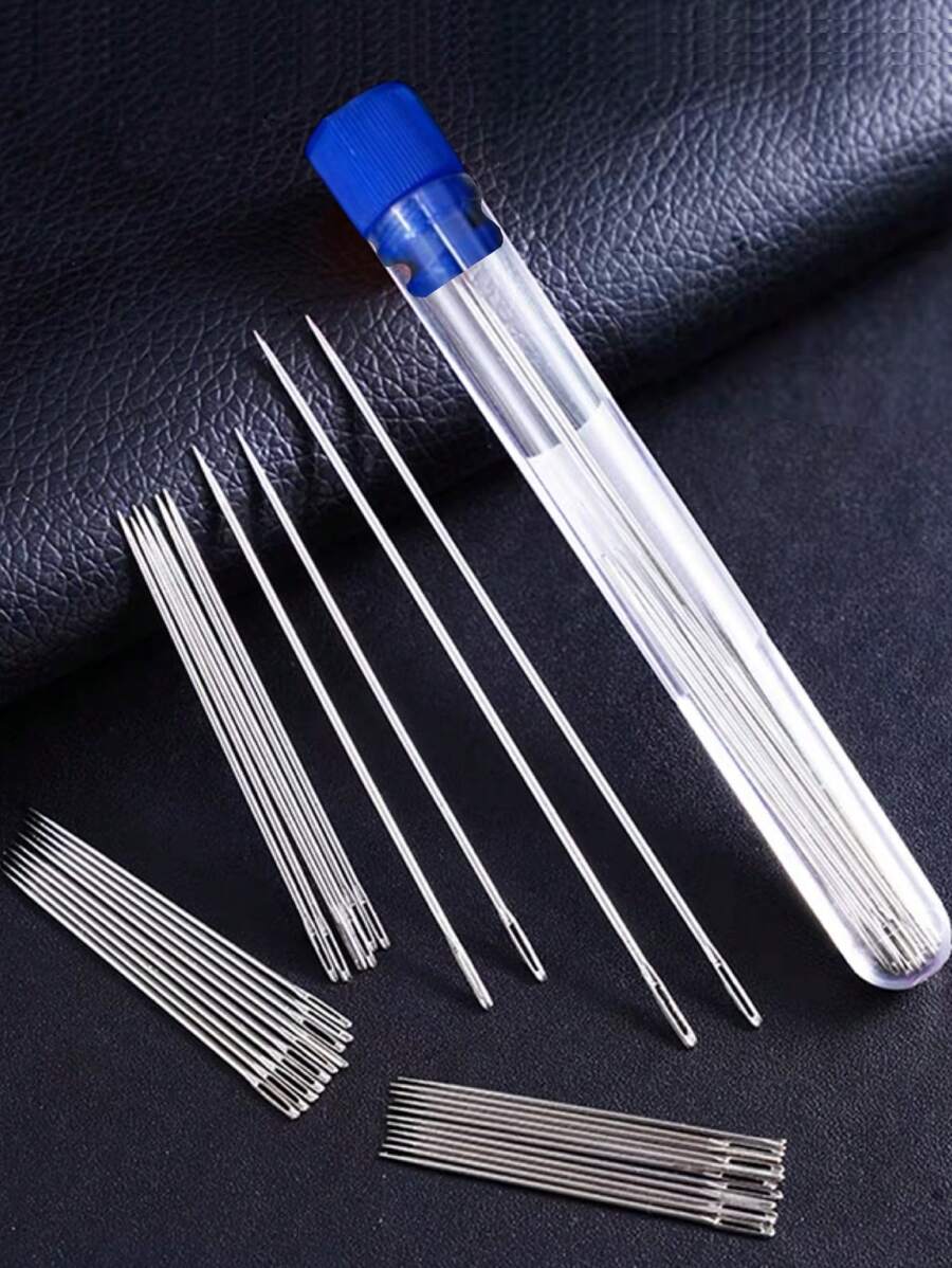 40入組不銹鋼縫衣針 - 銀色 - 查看 1