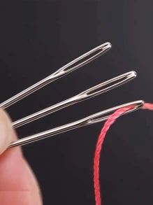 40入組不銹鋼縫衣針 - 銀色 - 查看 2