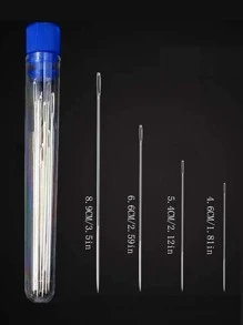 40入組不銹鋼縫衣針 - 銀色 - 查看 3
